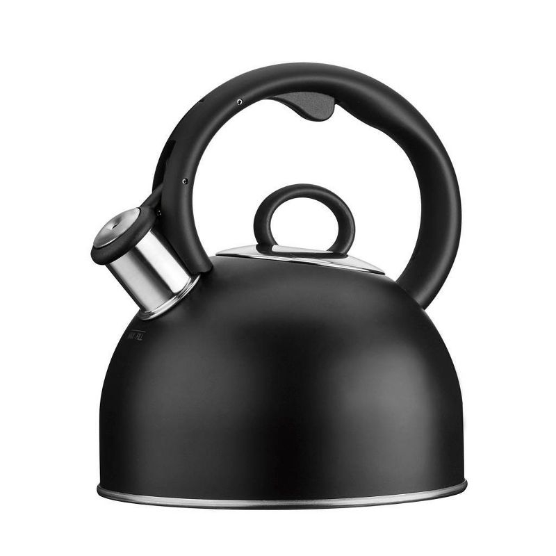 Mr. Coffee 2 Quart Stainless Steel Whistling Tea Kettle with Nylon Handle