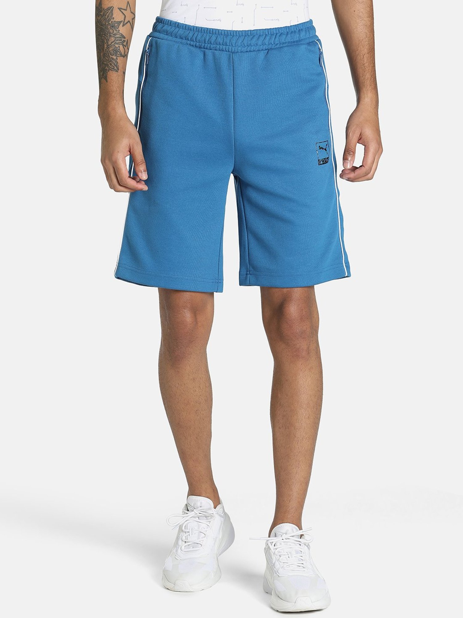 Puma one8 Teal Slim Fit Shorts