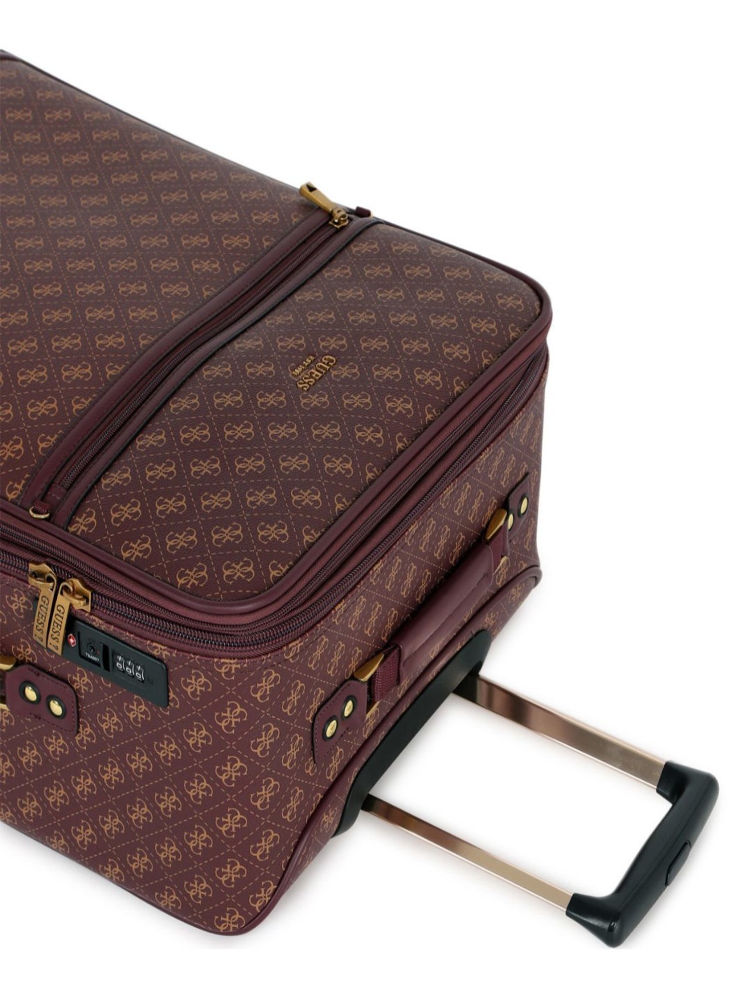 Guess Pinot Noir 8 wheels Large Soft Cabin Trolley Bag