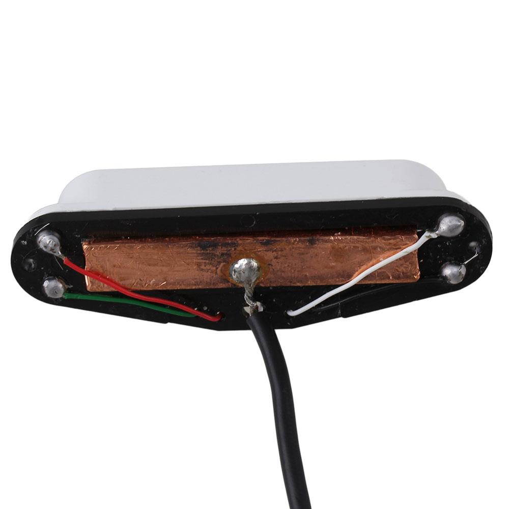 BQLZR 4 Wire Dual Coil Magnetic Dual Rail Humbucker Electric Guitar Pickup Set of 5