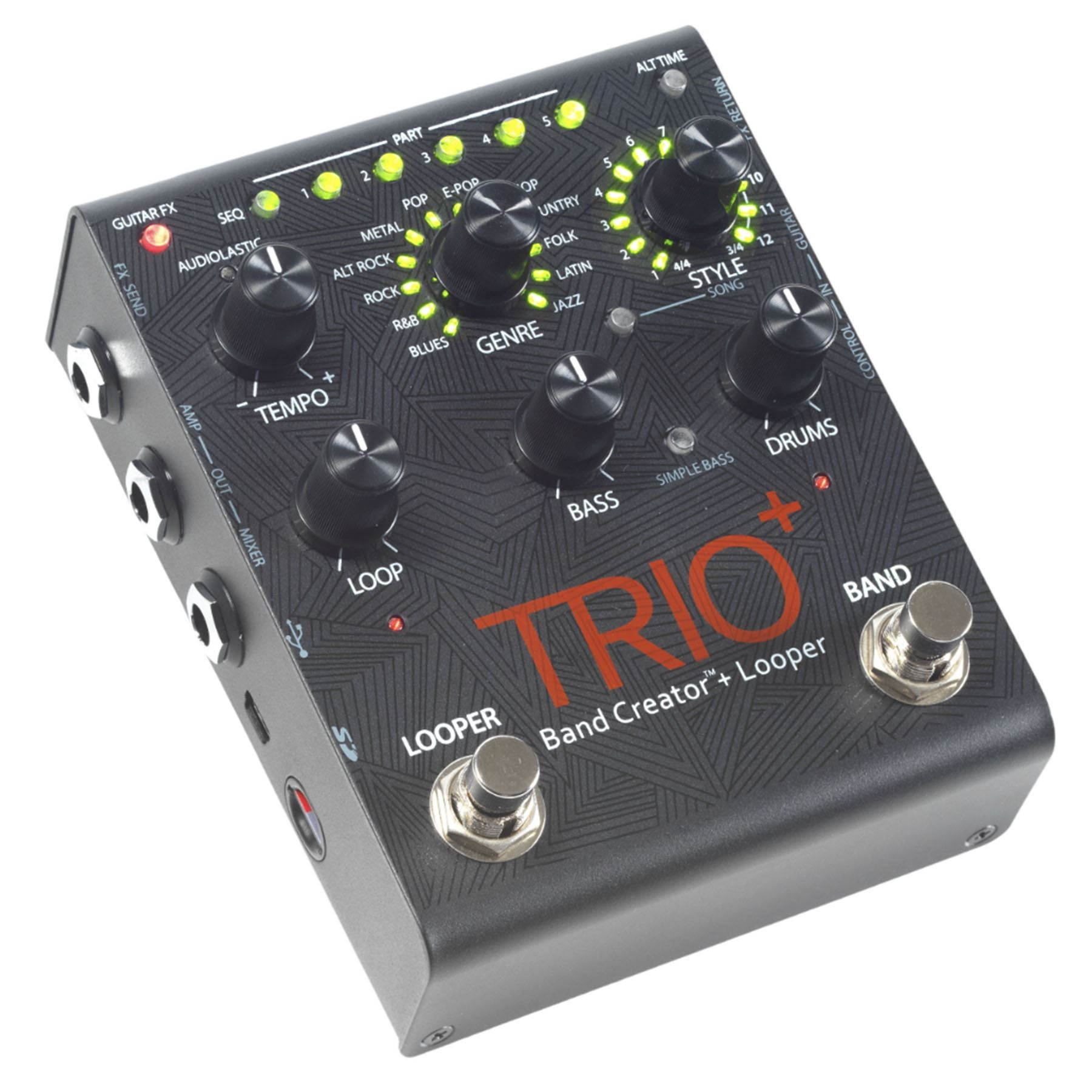 Digitech TRIOPLUS-U Trio Plus Band Creator & Looper Guitar Pedal
