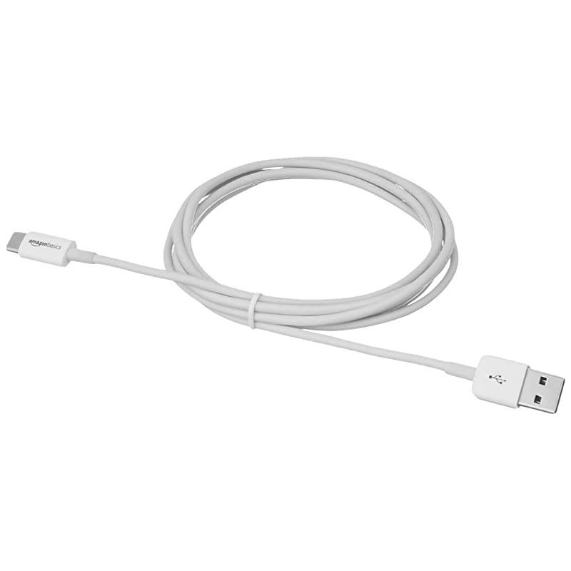 USB TypeC to USBA 20 Male Charger Cable 6 Feet 18 Meters White
