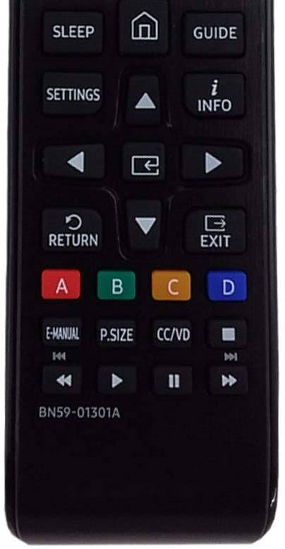 Universal Aurabeam BN59-01301A TV Remote Control Replacement for Samsung Smart 4K UDR HD LED Televisions