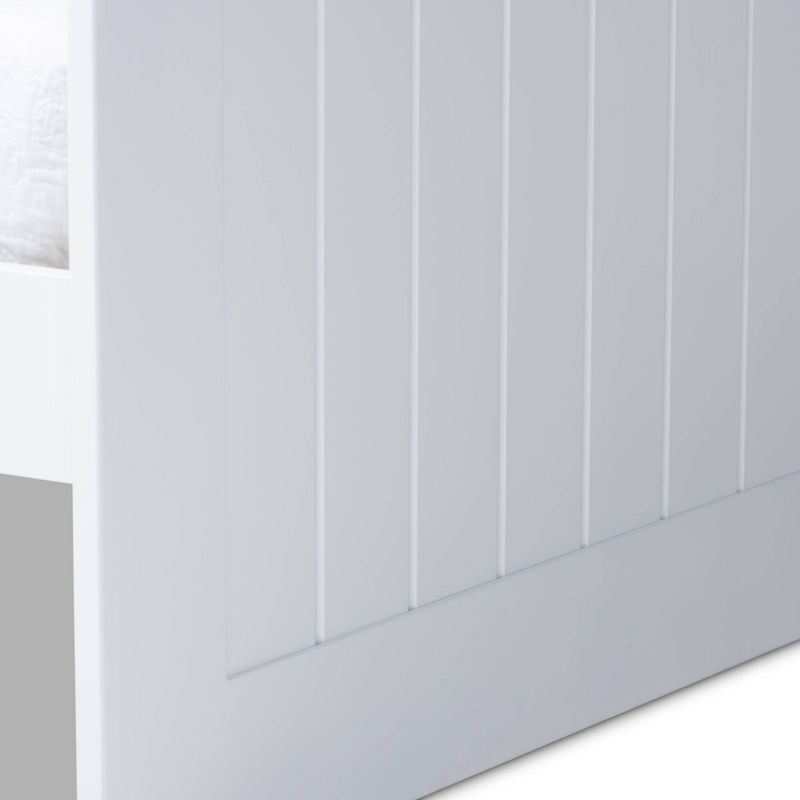 Twin Neves Wood Daybed White - Baxton Studio