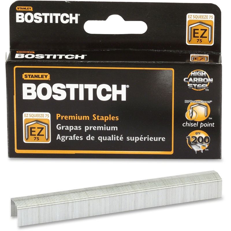 Bostitch High-Capacity Staples f/B8 Stapler 1200/BX Silver STCR75XHC