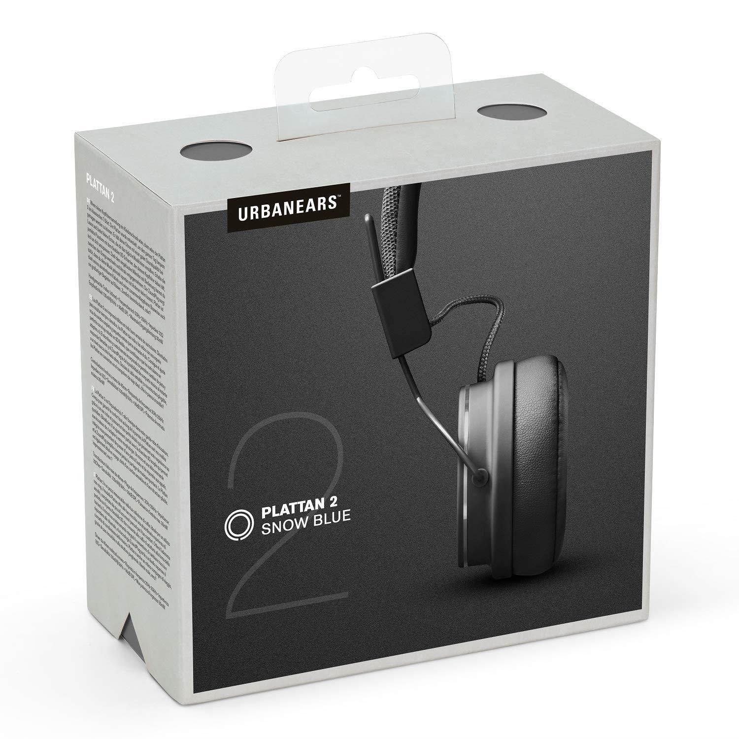 Urbanears Plattan 2 On-Ear Headphone, Black (04091668)