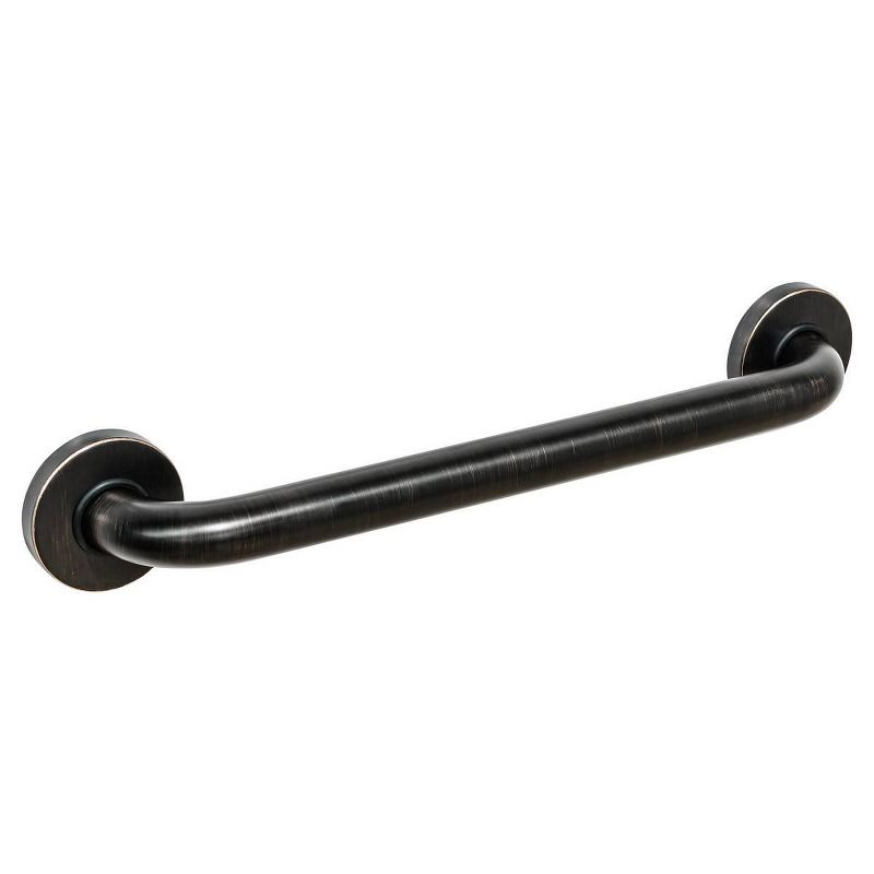16" Concealed Flange ADA Compliant Grab Bar Oil Rubbed Bronze - evekare