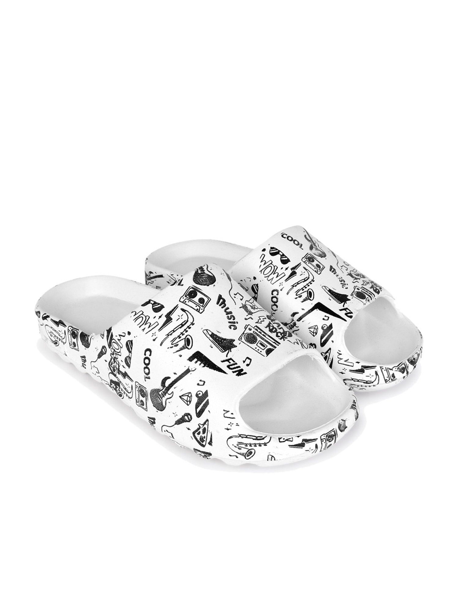 Pampy Angel Men's White Slides