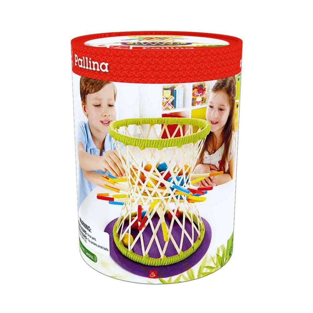 Hape Eco Design Bamboo Sticks and Tumbling Ball Balance Strategy Pallina Game