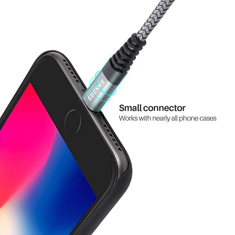 Duty 6FT 3Pack Charger Cable, 6 Foot Braided Fast Charging Cords Long USB Cable Compatible with iPhone 11 Pro Max/X/XS/XR/8 Plus/7 Pus/ 6s Plus/5 SE/Pad Mini/Air Case