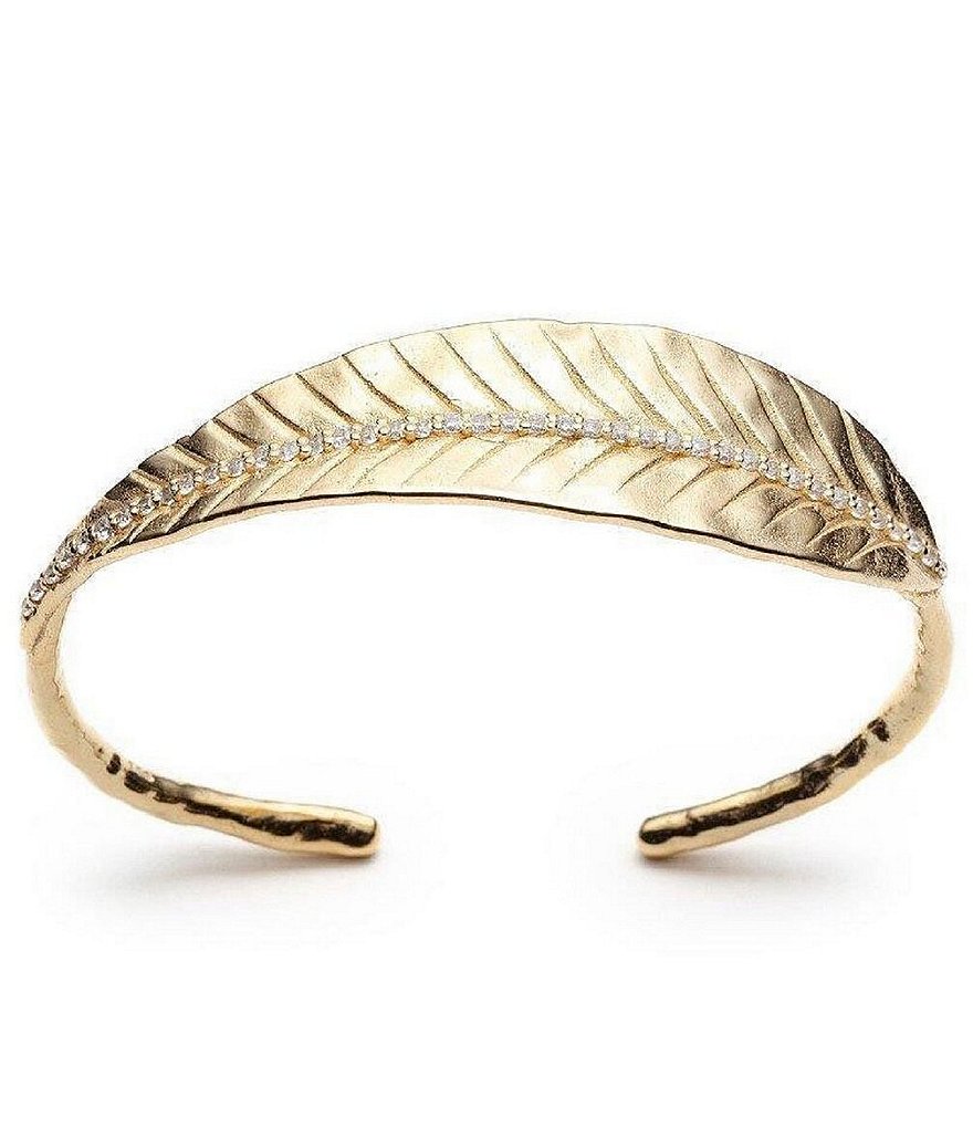 With Love Darling Ashok Leaf Cuff Bracelet