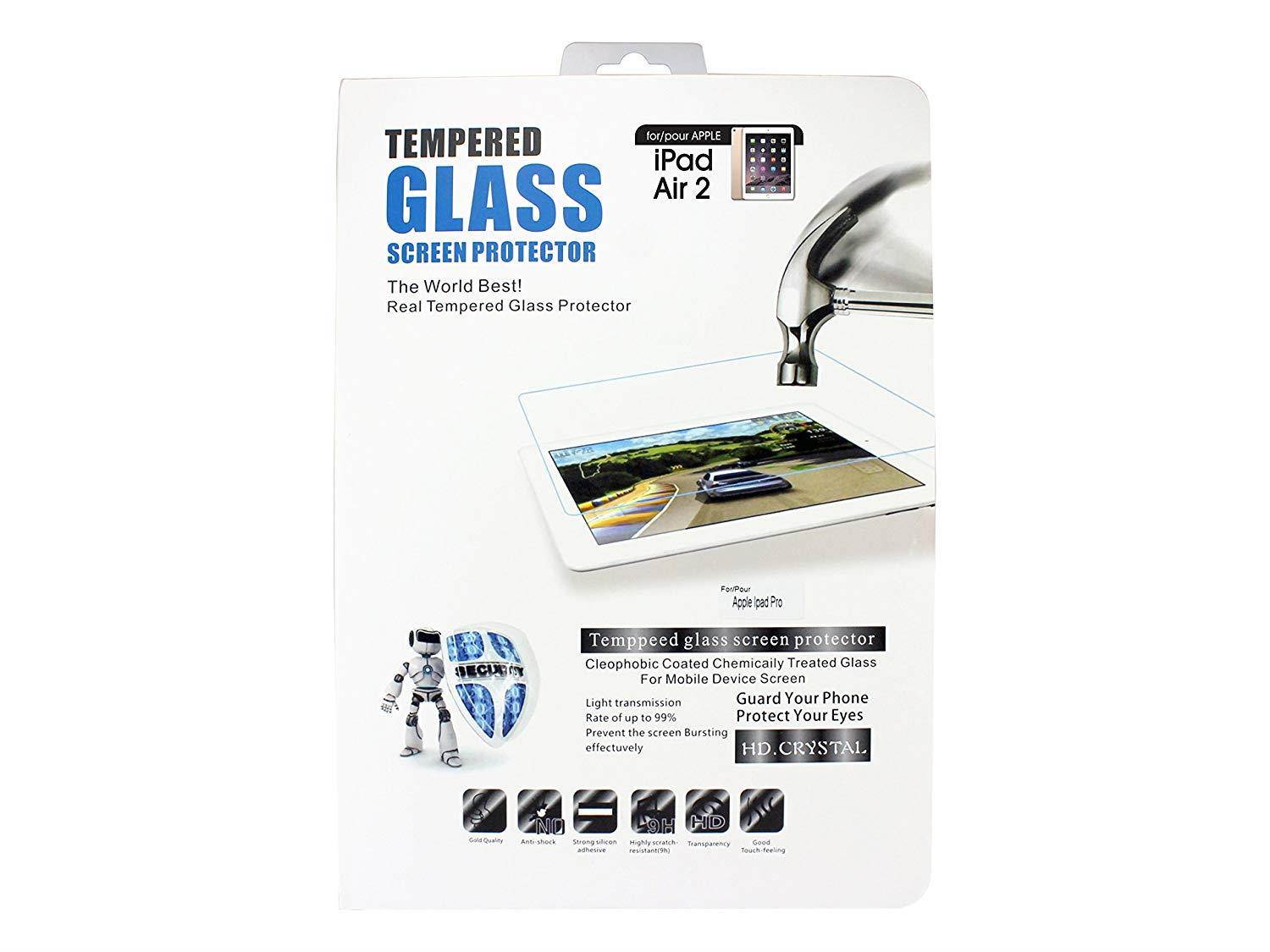 Cellet Premium Tempered 9H Glass Screen Protector for iPad Pro - Non-Retail Packaging - Clear