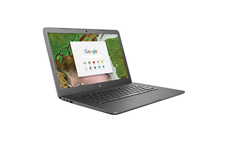 HP 14" Touchscreen Chromebook - Intel Celeron N3350 - 4GB Memory - 32GB eMMC - WiFi & Bluetooth - Webcam - Gray (14-CA061DX)