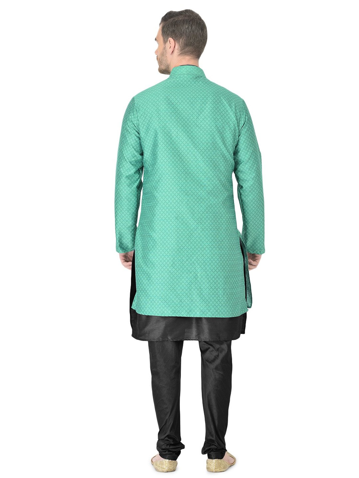SG RAJASAHAB Multi Regular Fit Self Pattern Kurta Set