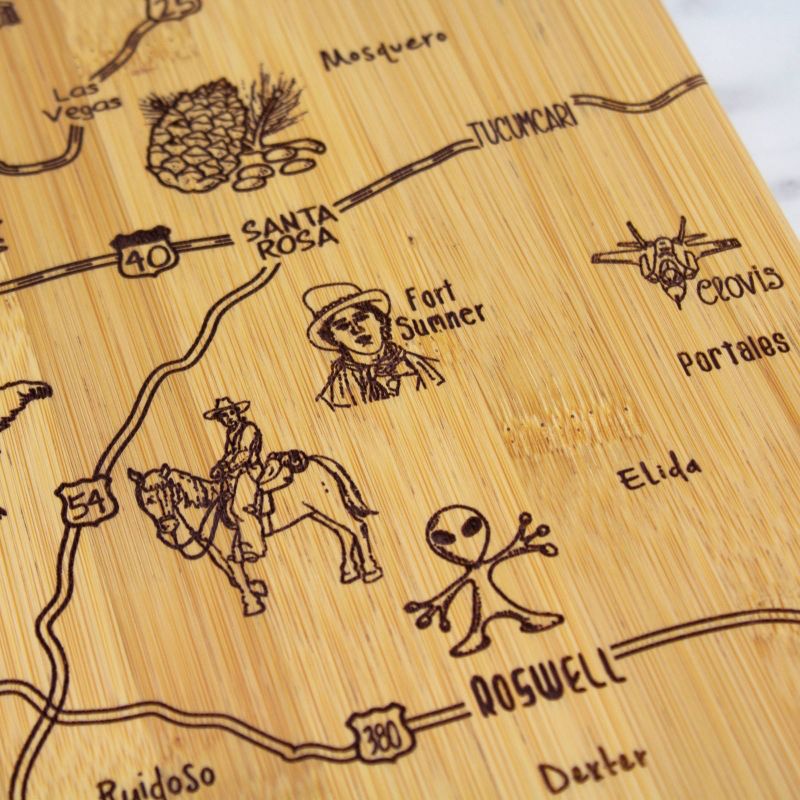 Totally Bamboo Destination New Mexico Serving and Cutting Board