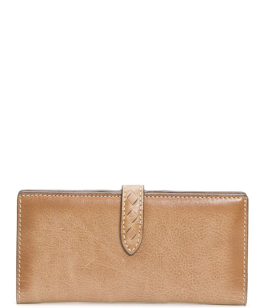 Frye Reed Slim Leather Snap Wallet