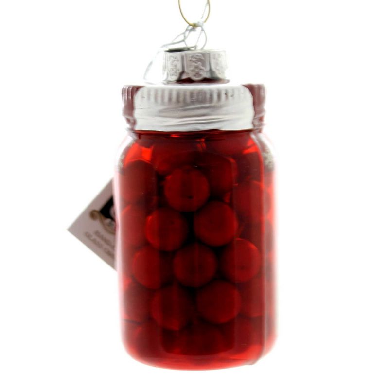 Noble Gems 4.0" Cherry Moonshine Ornament Merry Spirits Reindeer  -  Tree Ornaments