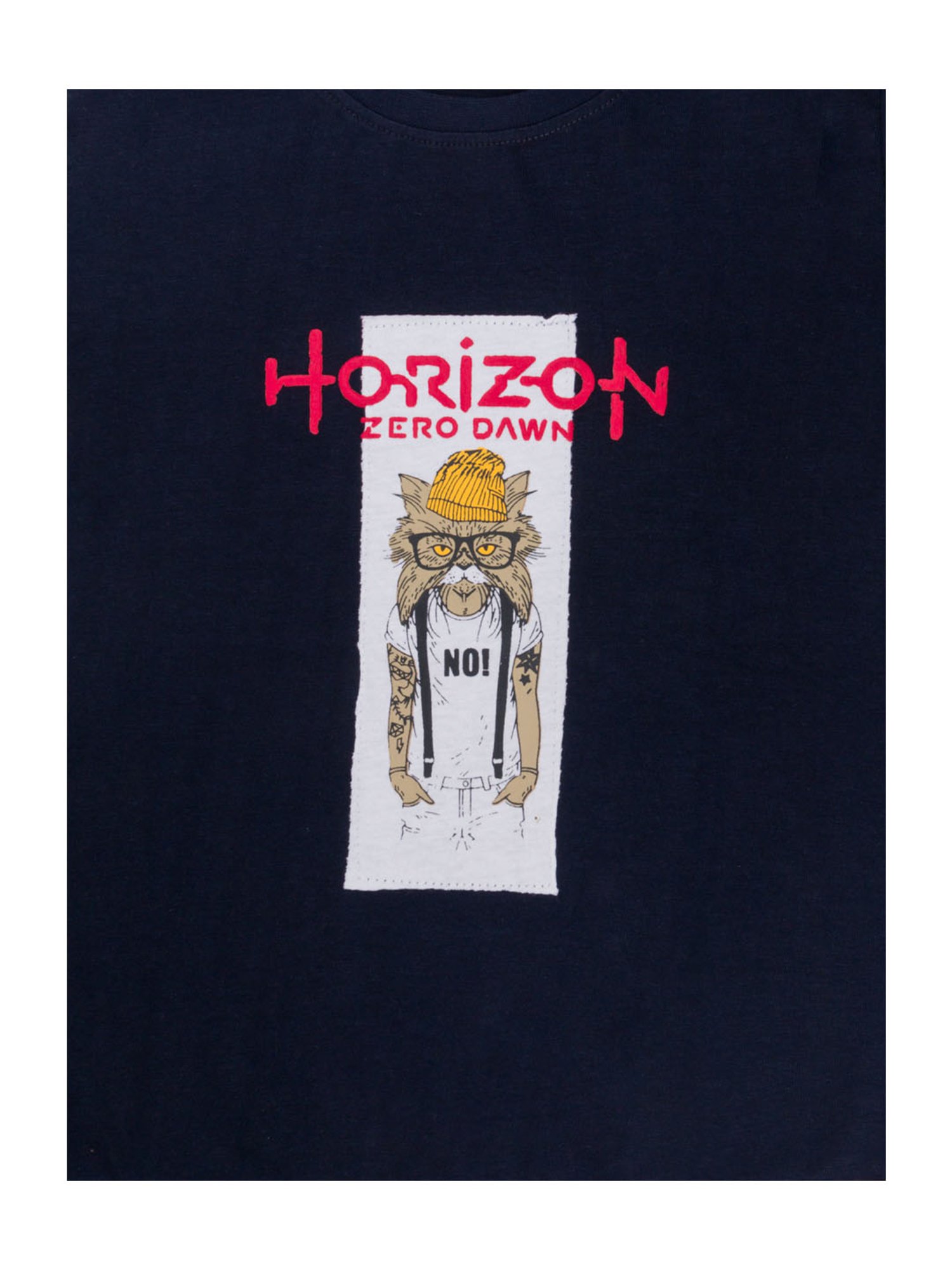 Todd N Teen Kids Printed Navy & Red T-Shirt with Shorts