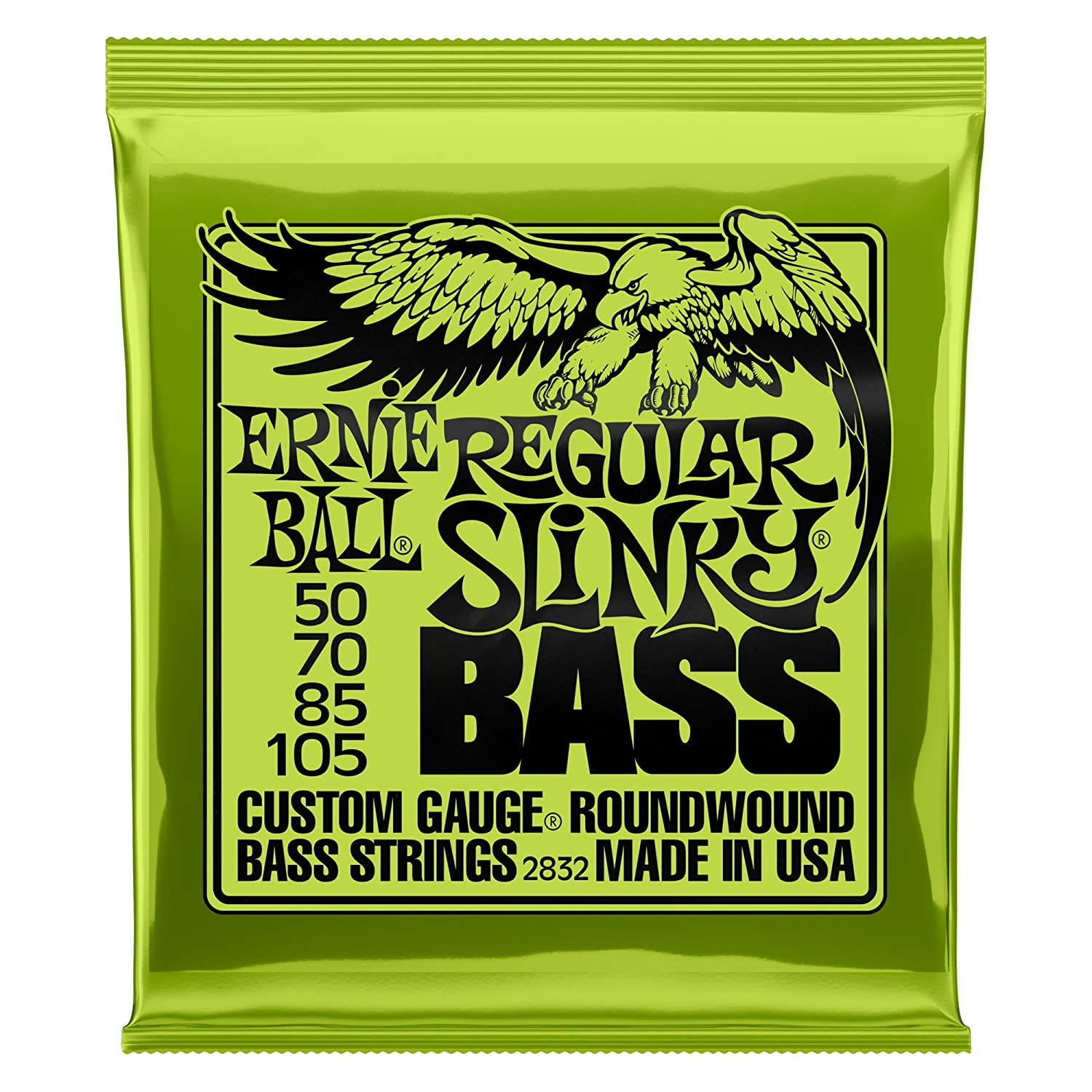 Ernie Ball Regular Slinky Nickel Wound Bass Set, .050 - .105
