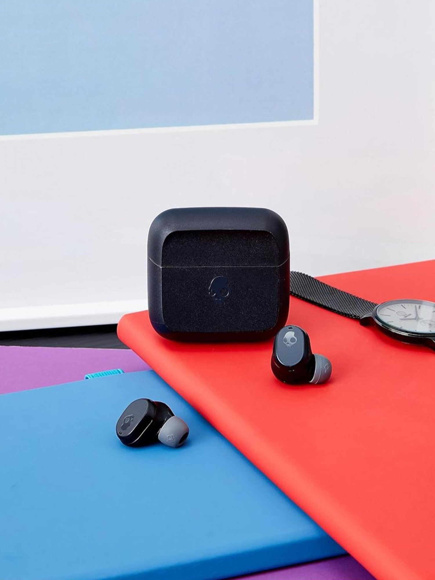 Skullcandy Mod in-Ear Bluetooth Earbuds with 34 Hr Battery (Black, True Wireless)