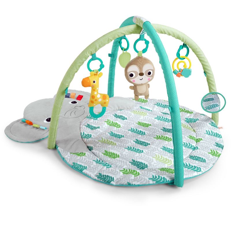Bright Starts Hug-n-Cuddle Elephant Activity Gym - Blue