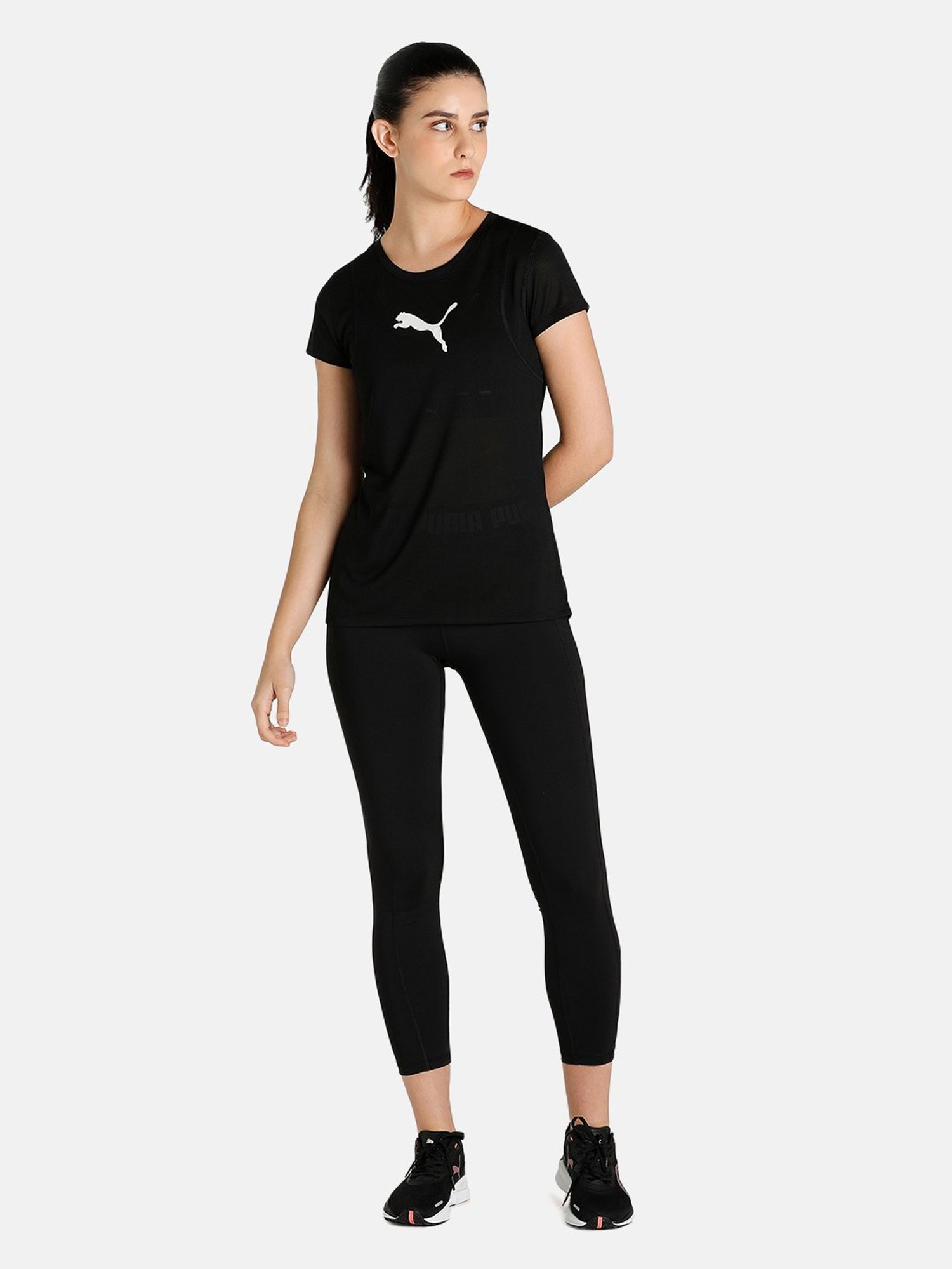 Puma Black Logo T-Shirt