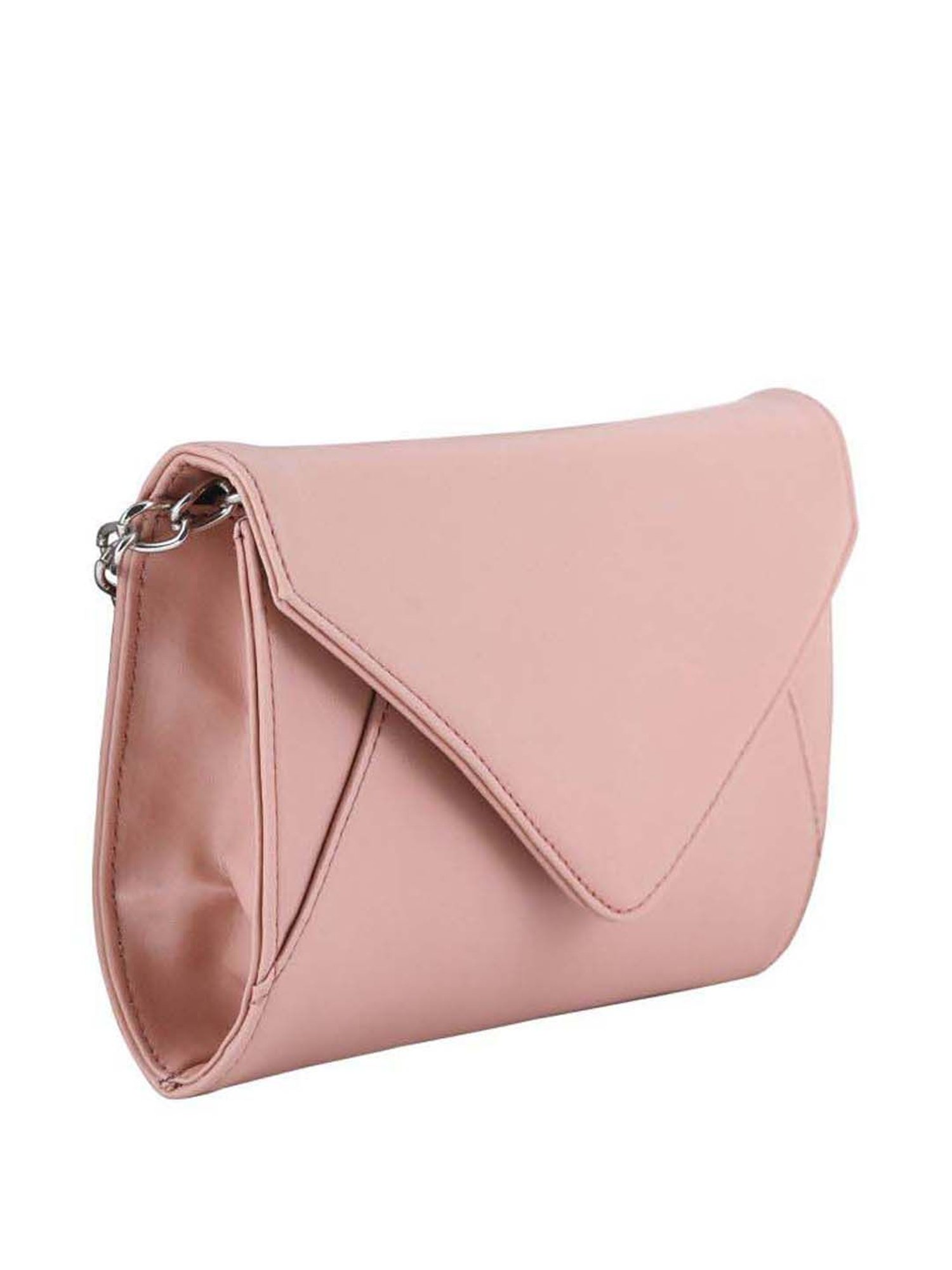 Toteteca Pink Solid Medium Sling Handbag