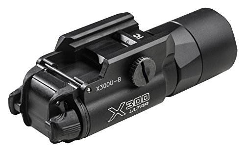 Surefire X300 Ultra WeaponLight LED Flashlight, 600 Lumens, Black #X300U-B