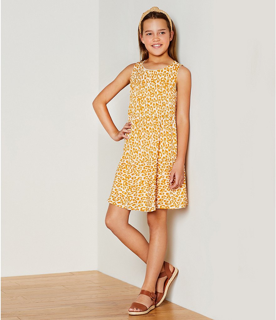 GB Girls' Kaygan-Girl Leather Two-Piece Espadrille Flat Sandals (Youth)