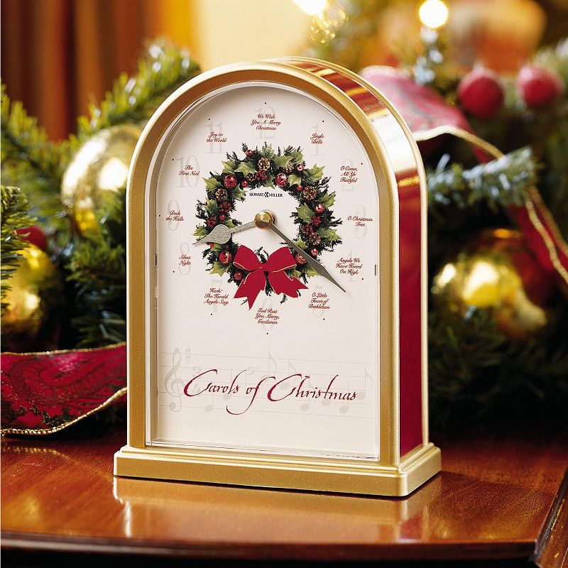 Howard Miller 645424 Howard Miller Carols Of Christmas Ii Tabletop Clock 645424