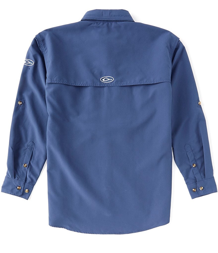 Drake Solid Wingshooter Long-Sleeve Woven Shirt