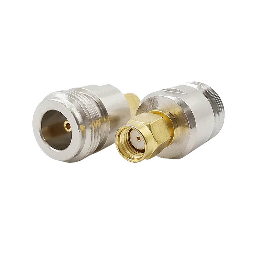 1PCS RP SMA Male to N Female RF Coaxial Adapter RP-SMA Plug to N Type Jack F/M Connector for Wireless Router Antennas