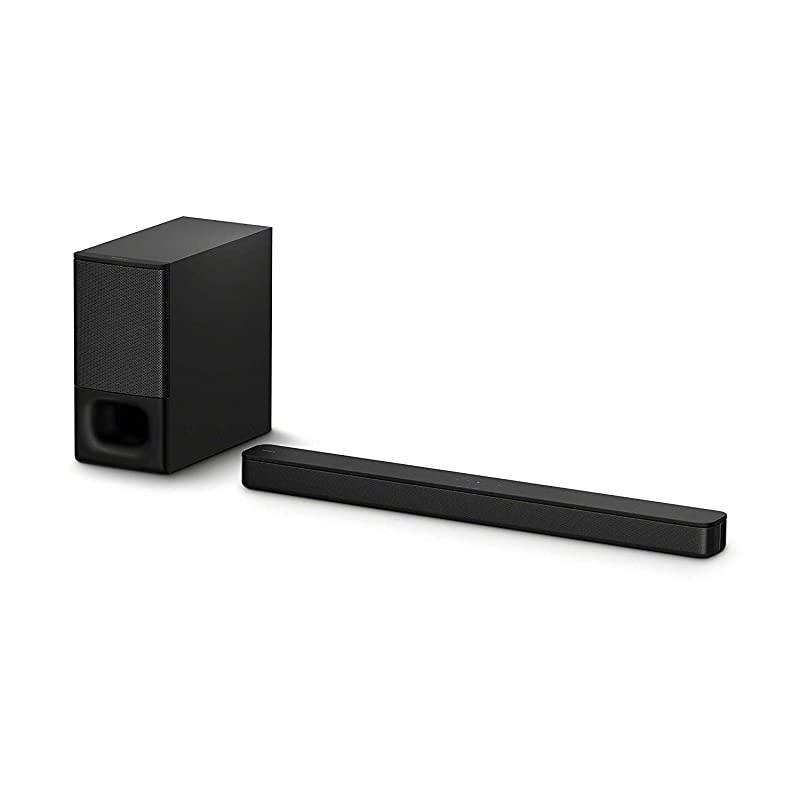 HT-S350 Soundbar with Wireless Subwoofer: S350 2.1ch Sound Bar and Powerful Subwoofer - Home Theater Surround Sound Speaker System for TV - Blutooth and HDMI Arc Compatible Bar Black