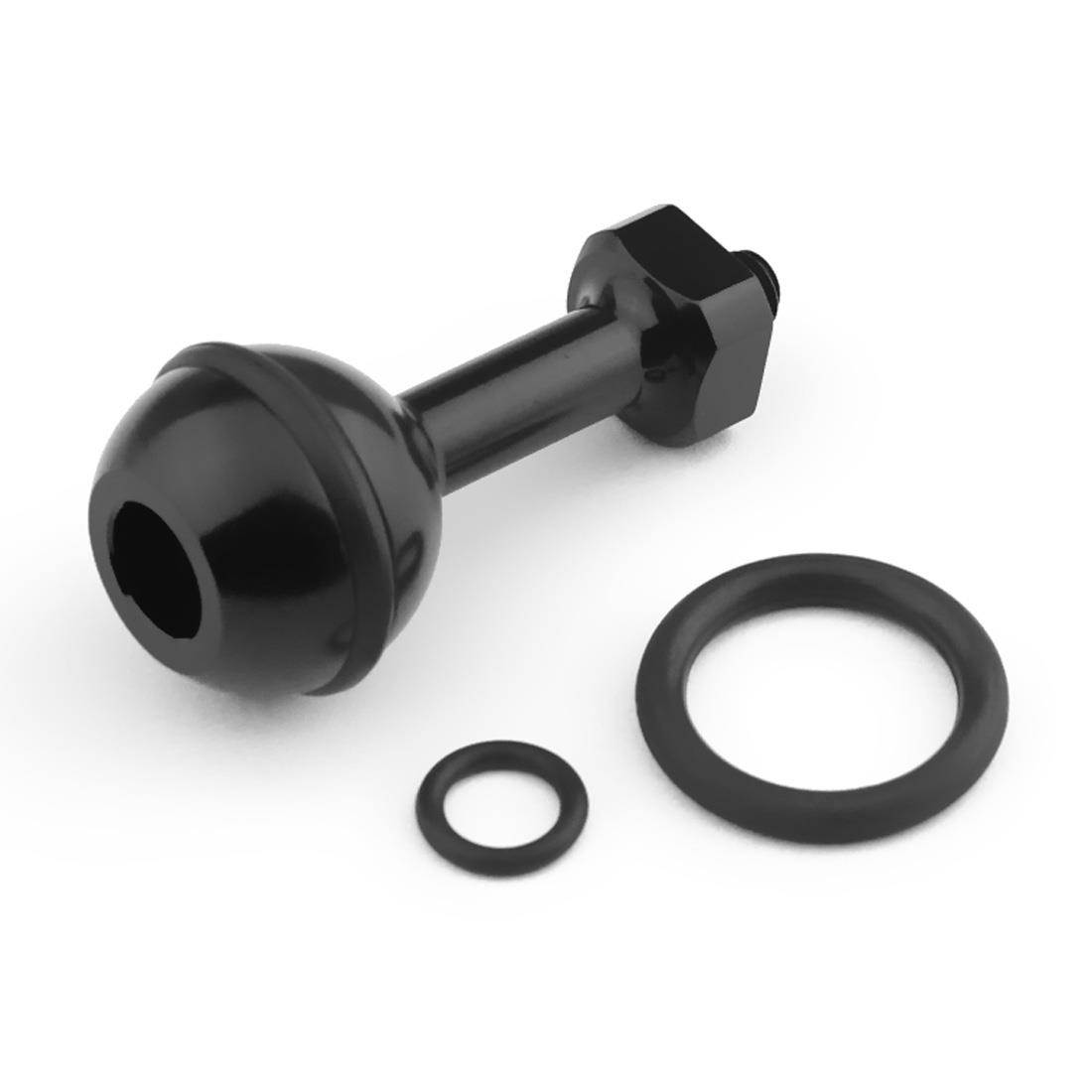 1/4 inch Screw Black Ball Mount Adapter for GoPro HERO5 HERO4 Session 4 3+ 3 SJ4000