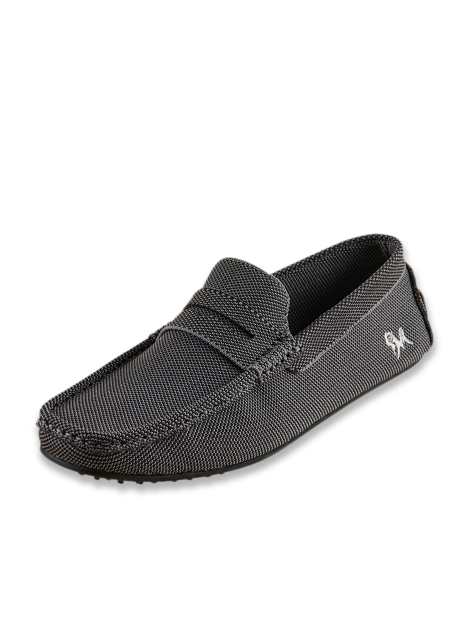 Neemans Men's ReLive Knit Melange Black Casual Loafers