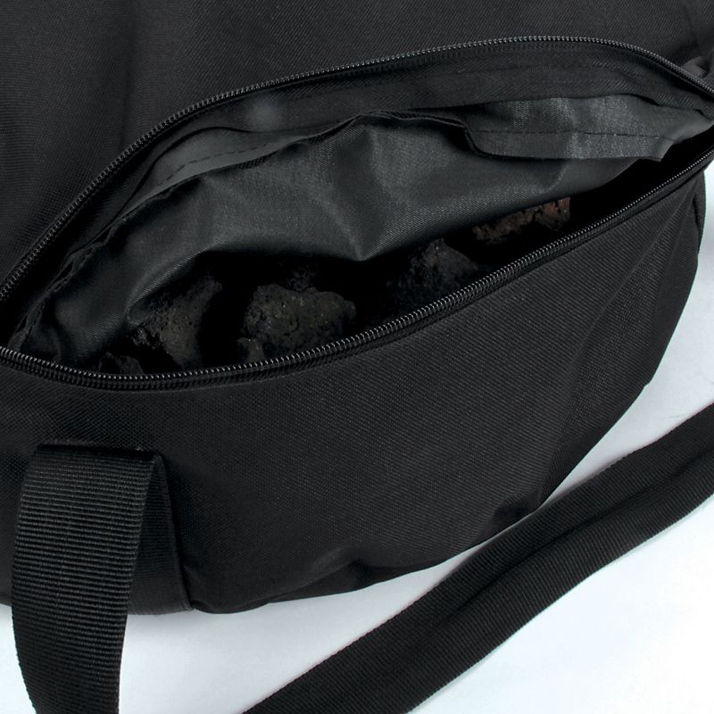 Camco 58041 Portable Campfire Outdoor Propane Heater Compact Fire Pit with Lava Rocks for Camping, Tailgating, and Patios, Black