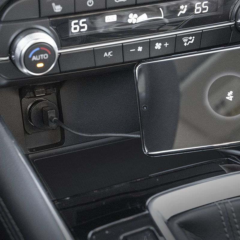 Just Wireless 2.4A/12W 1-Port USB-A Car Charger with 6ft TPU USB-C to USB-A Cable - Black