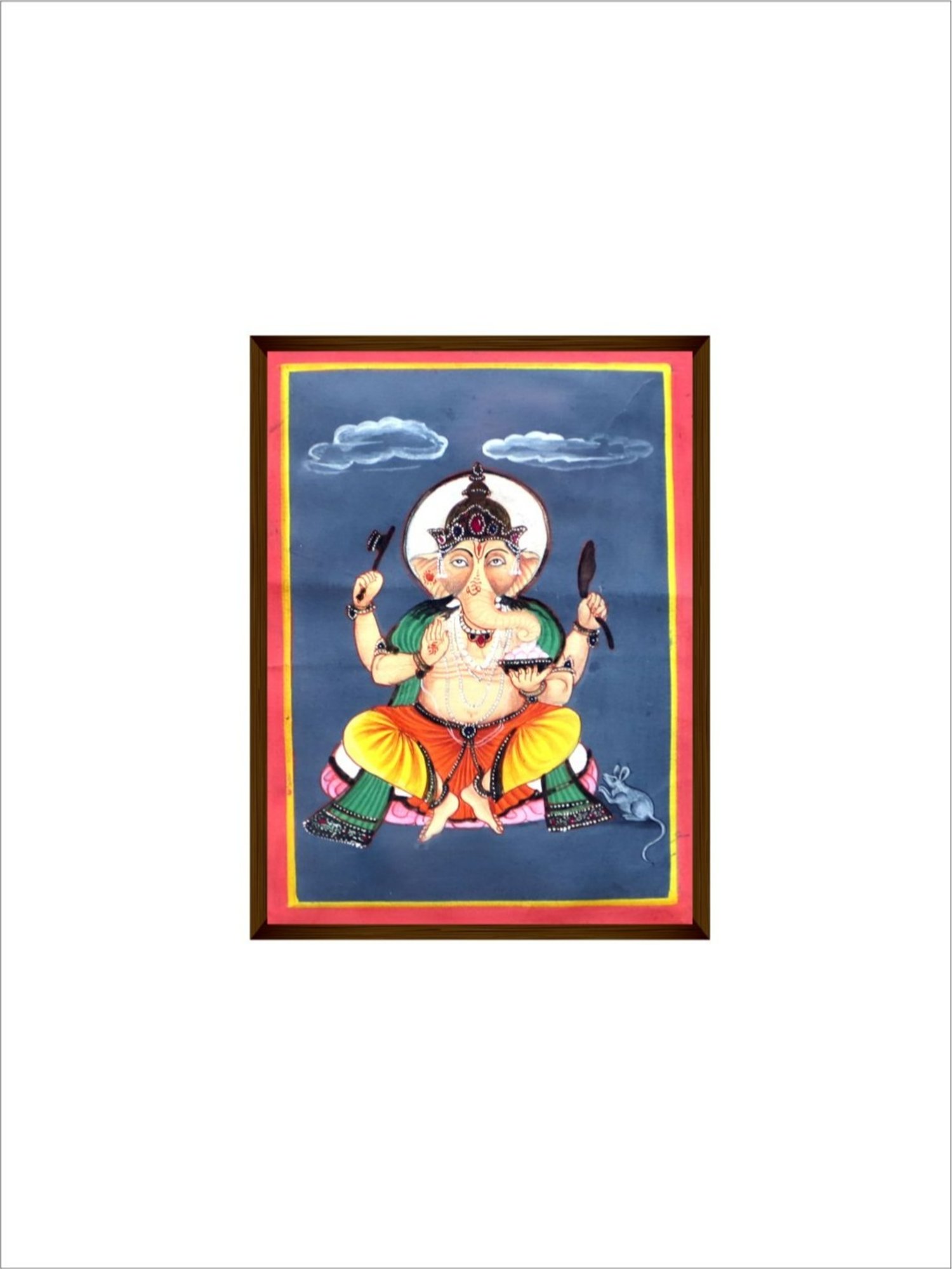 The Art House Abstract Multicolor Canvas Painting