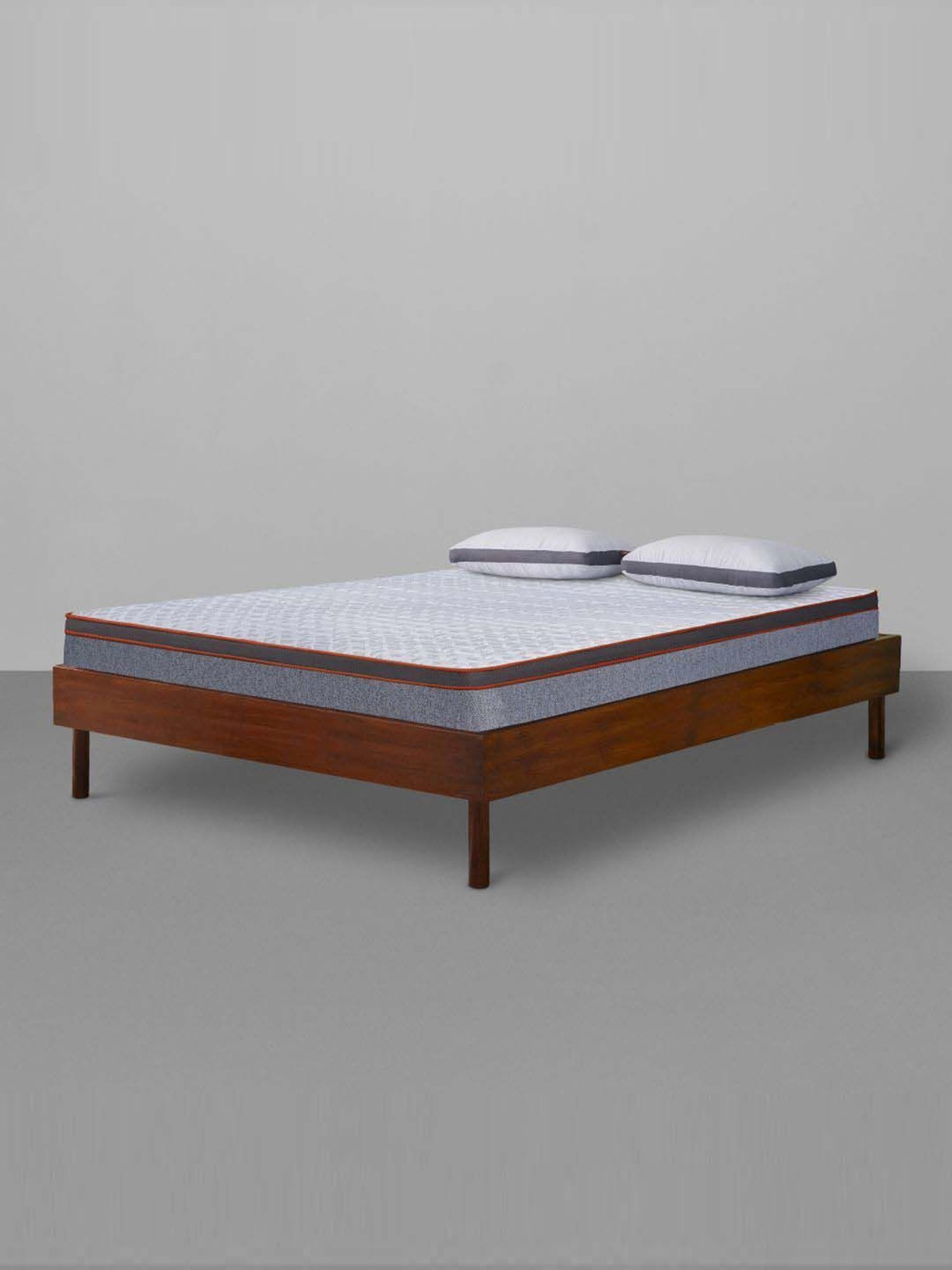 Sleepyhead Luna Euro Grey & White Foam 3 Zone Pocket Spring Mattress With Zero Partner Disturbance