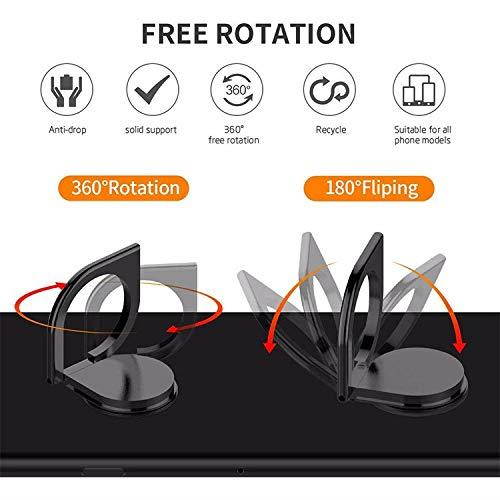 Lincoln Logo 360 Degree Rotation Phone Finger Ring Grip/Holder/Stand for Cell Phone/iPhone X, iPhone 8/8 Plus, Galaxy S9, Note 9 (Black)
