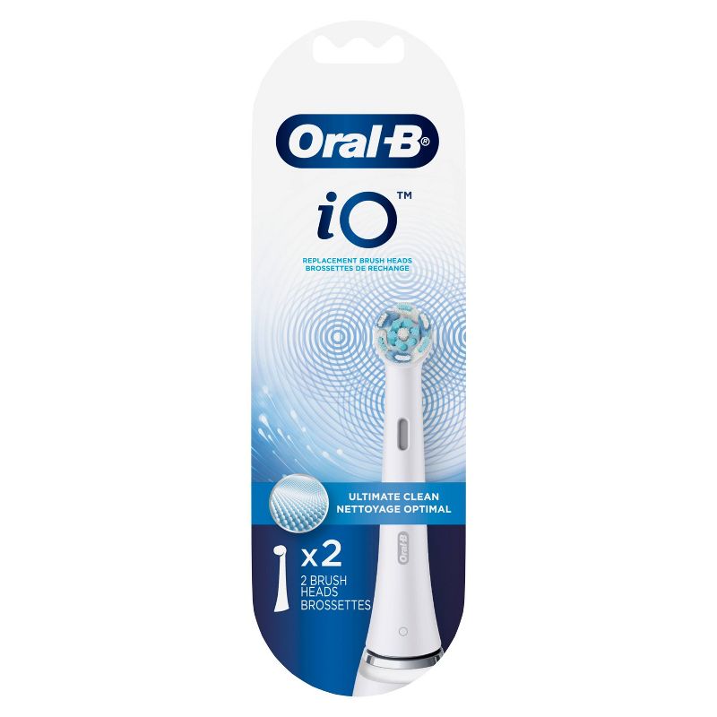 Oral-B iO Ultimate Clean Replacements Brush Heads - White - 2ct