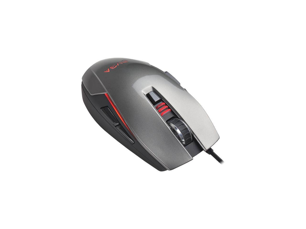 EVGA TORQ X5L 901-X1-1051-KR 8 Buttons 1 x Wheel Wired Laser 8200 dpi Gaming Mouse