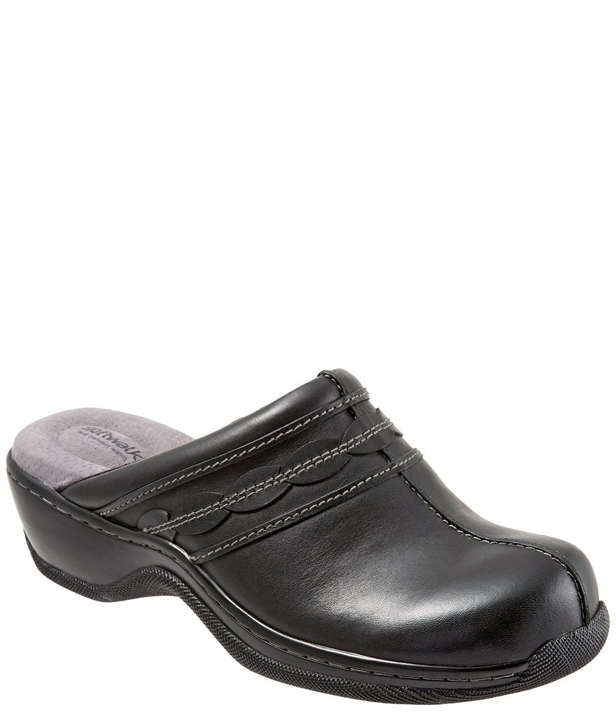 SoftWalk Abby Leather Clogs