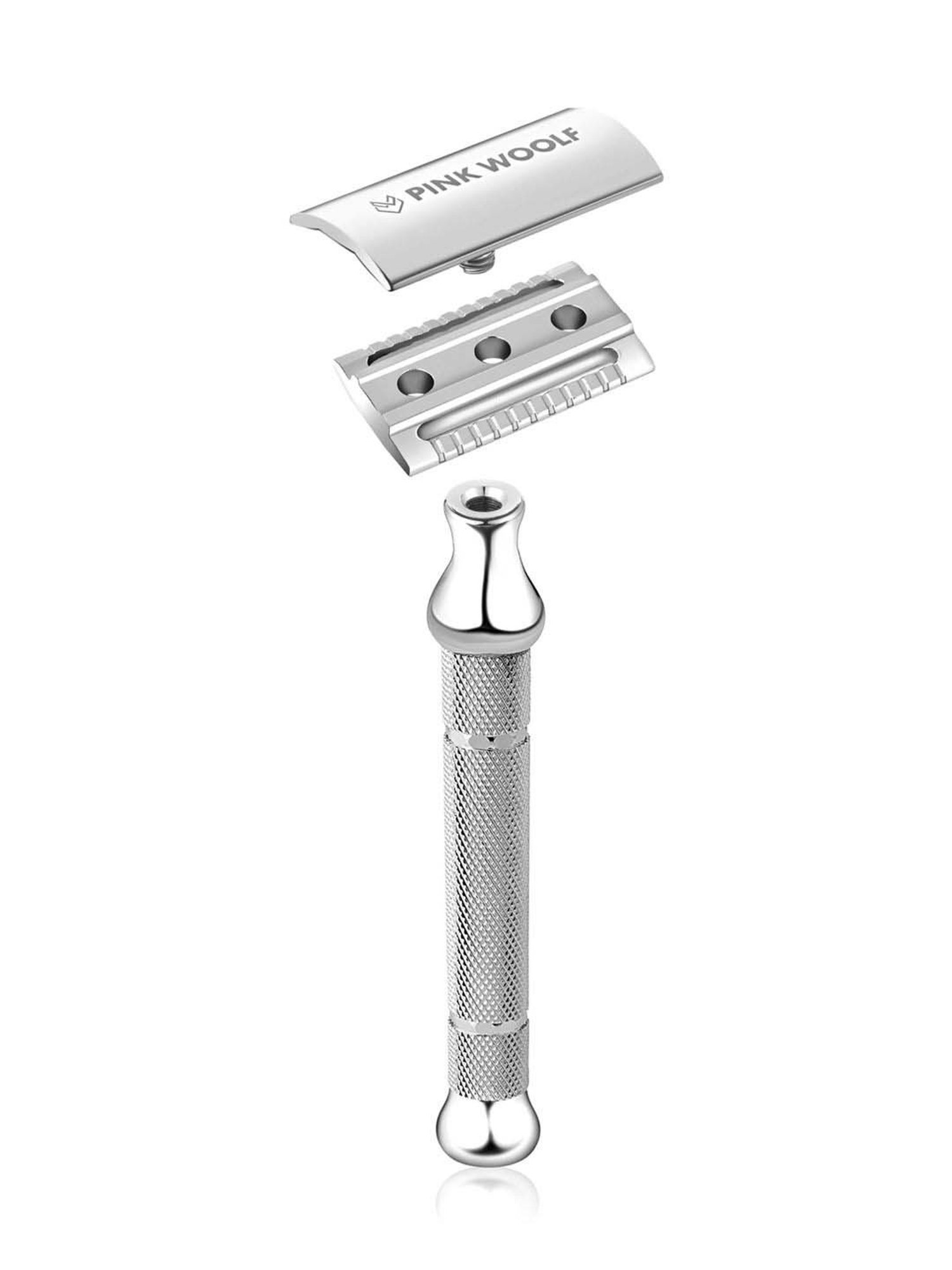 Pink Woolf Classic DE Safety Razor Chrome CC87
