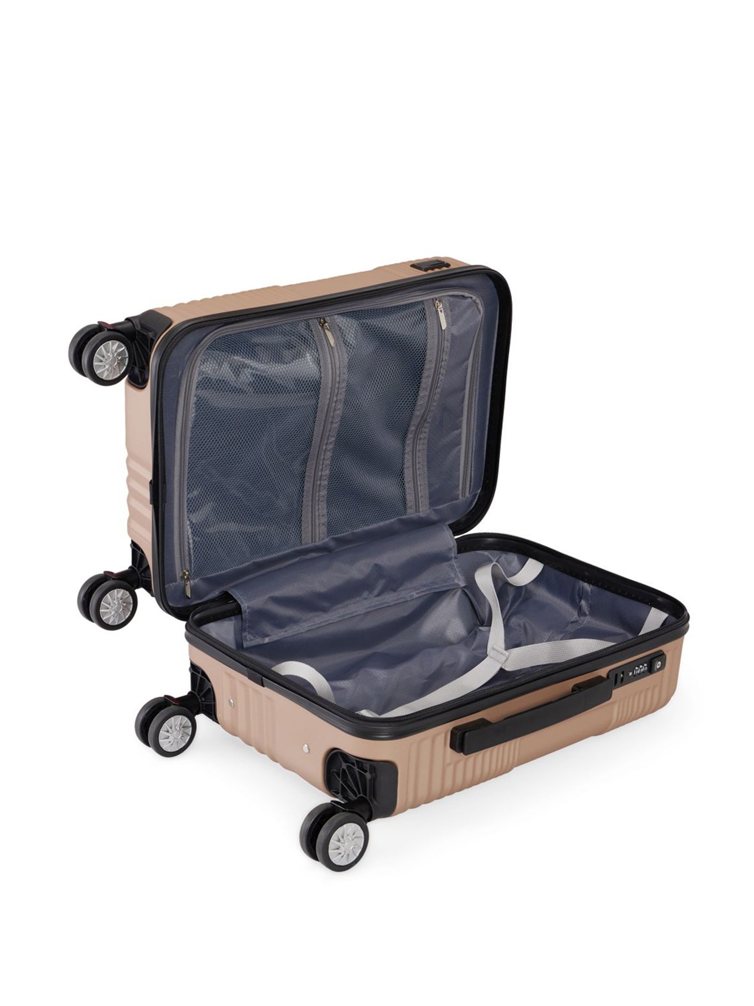 Baomi Retro Roam Light Brown Hard 22" Cabin Luggage