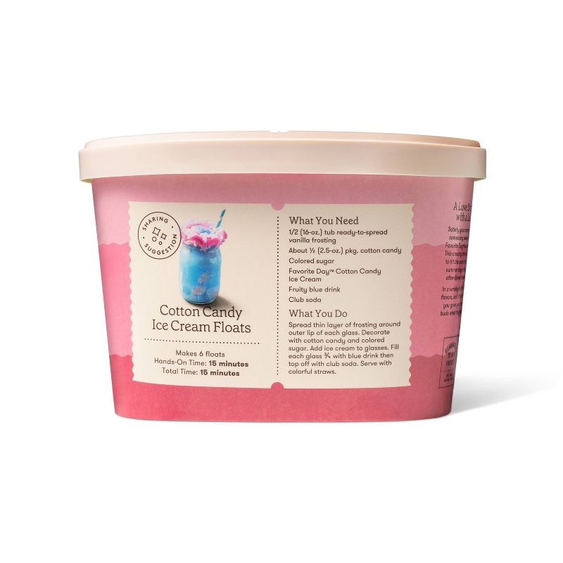 Cotton Candy Ice Cream - 48oz - Favorite Day™