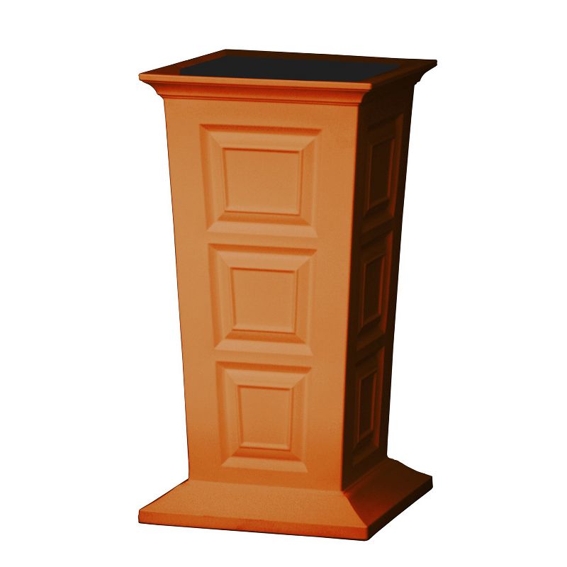 Good Ideas Savannah Outdoor Weatherproof Large Self Watering Colonial Planter, Terra Cotta