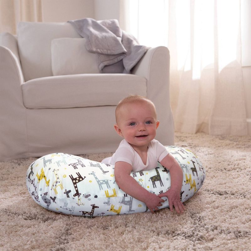 Boppy Original Feeding and Infant Support Pillow - Floral Stripes