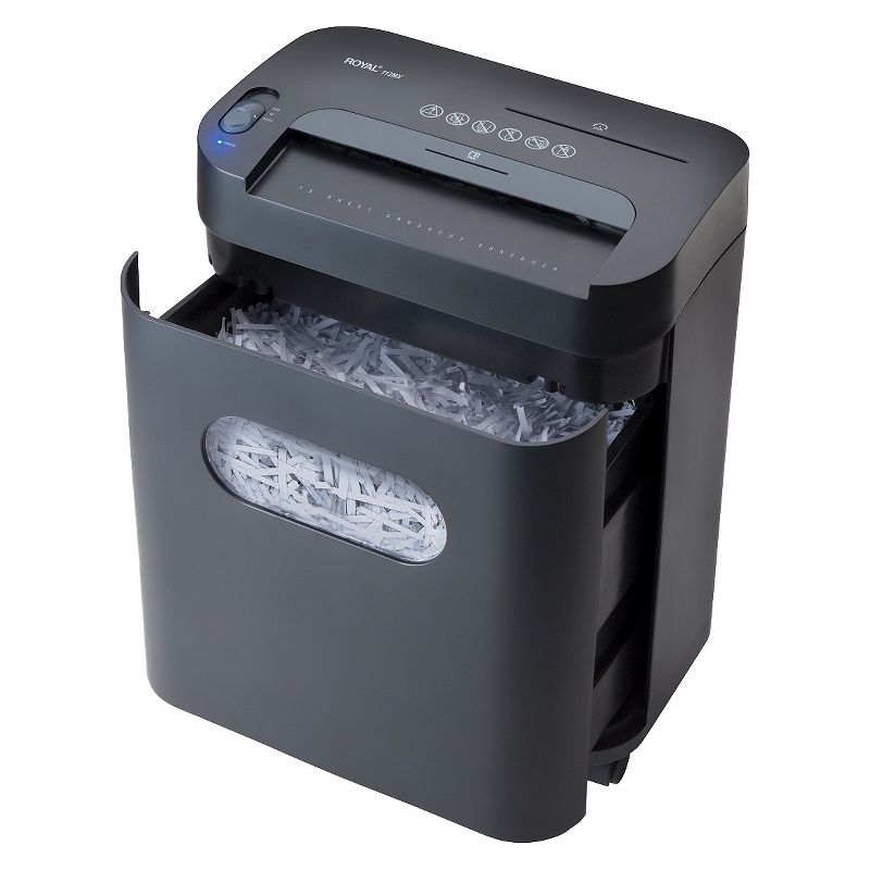 Royal 12-Sheet Cross Cut Paper Shredder with Pullout Basket