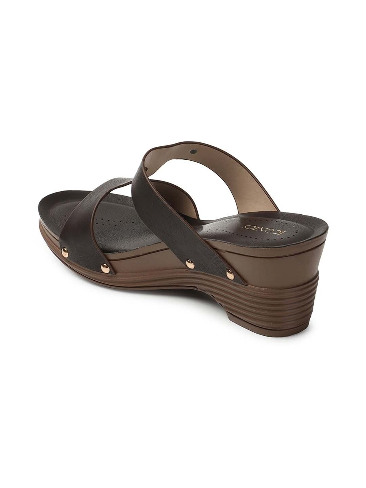 Iconics Women's Brown Casual Sandals